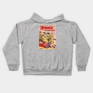 Vintage "Romantic Adventures" Cover Kids Hoodie